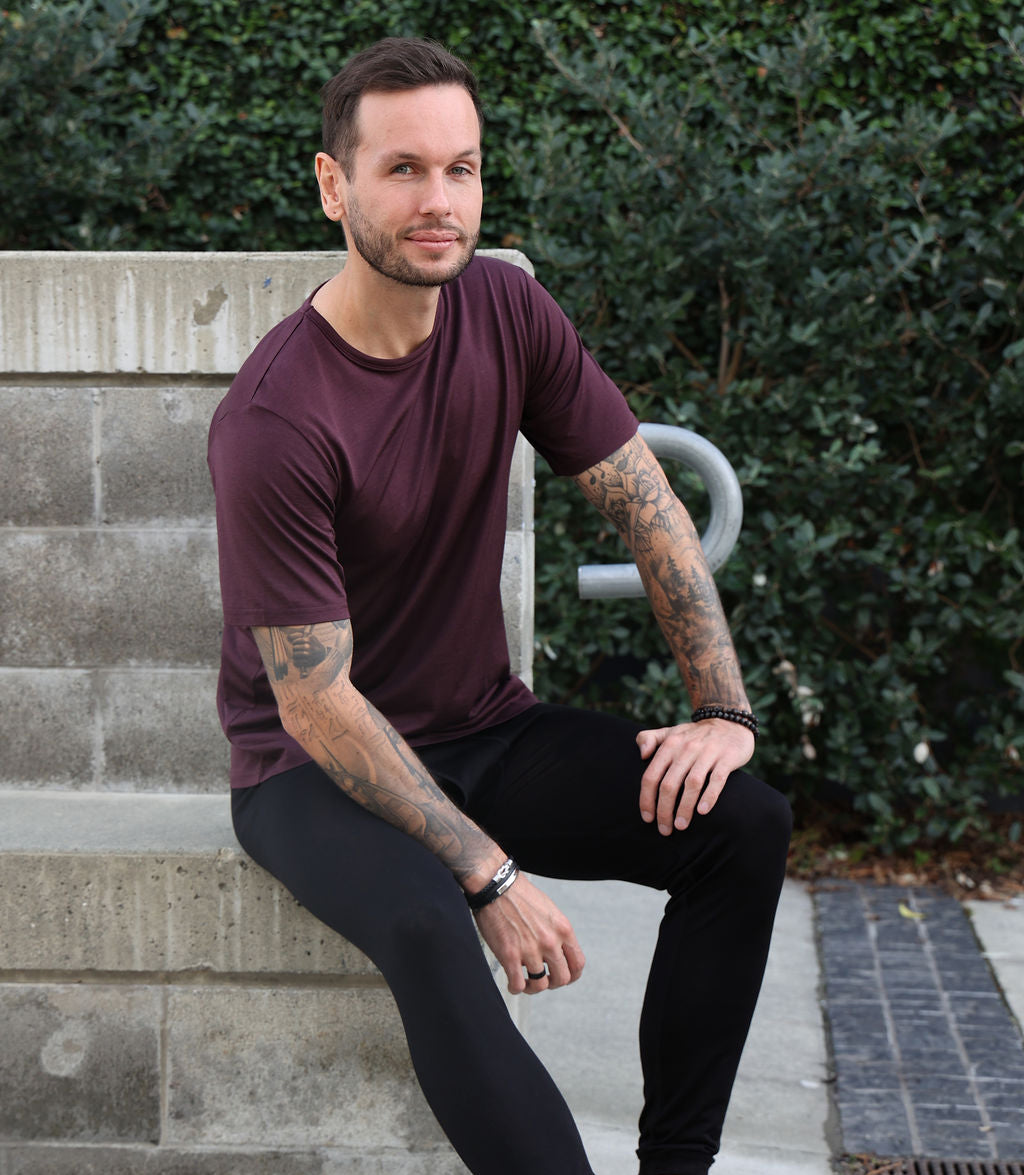 Men's Silkspun Short Sleeve Crew in Port Royale