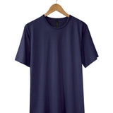 Men's Silkspun Short Sleeved Crew in Navy