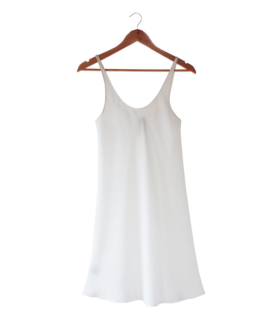 Buy Pure Silk Crepe-de-Chine Slip Dress (Clearance) | SilkLiving