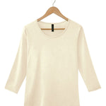 Silkspun 3/4 Sleeve Scoop
