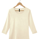 Silkspun 3/4 Sleeve Scoop