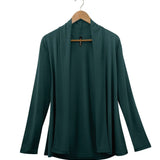 Women's Silkspun Longline Cardigan in Deep Sea Blue