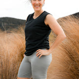 Silkspun Sleeveless Crew