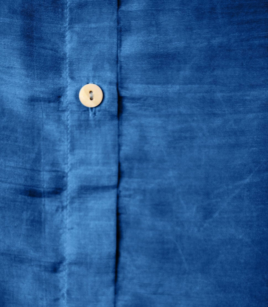  100% Pure Silk Parachute Pillowslip in Prussian Blue