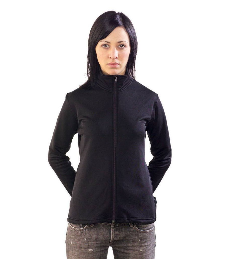 Women's Silkfleece Full Zip in Black