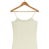 Women's Silkspun Long Camisole in Natural White