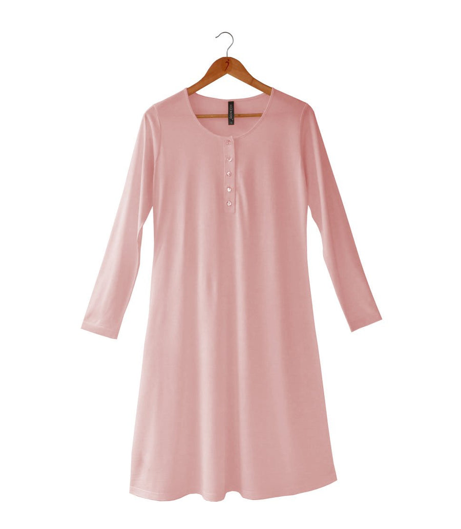  Women's Silkspun Nightgown in Shell Pink