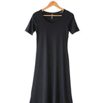 Women's Silkspun Short Sleeve Classic Dress in Black
