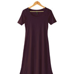 Women's Silkspun Short Sleeve Classic Dress in Port Royale