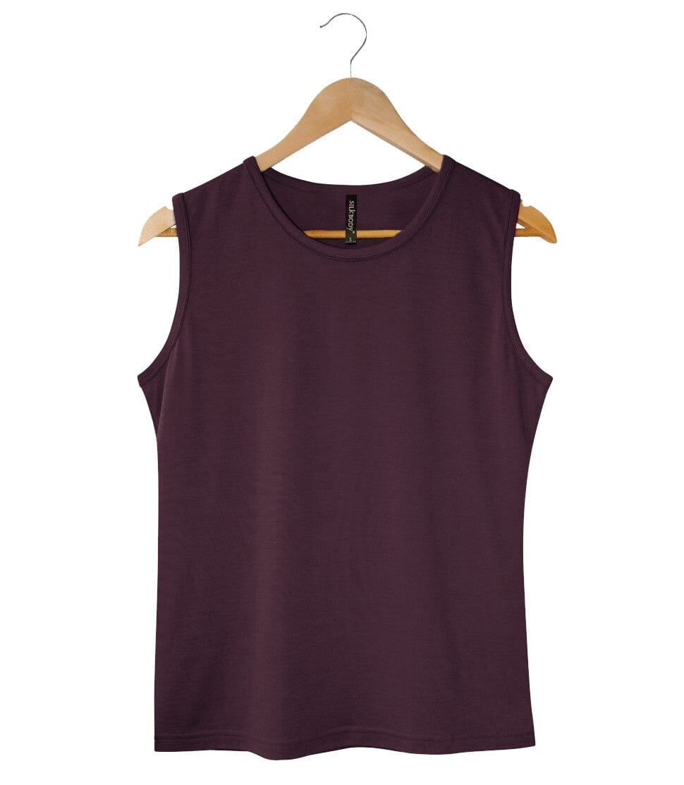 Silkspun Sleeveless Crew for Women in Port Royale