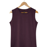 Silkspun Sleeveless Crew for Women in Port Royale
