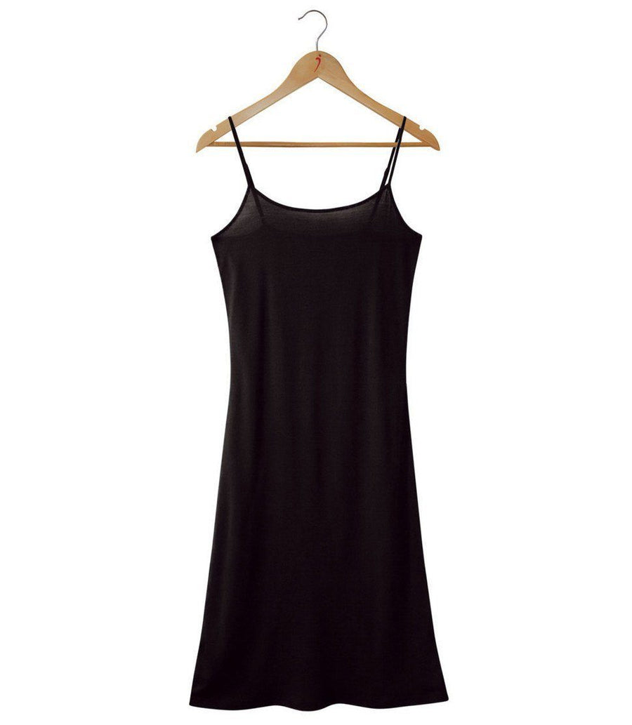  Women's Silkspun Slip Dress in Black