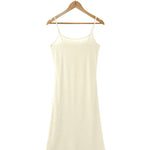 Women's Silkspun Slip Dress in Natural White