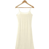 Women's Silkspun Slip Dress in Natural White