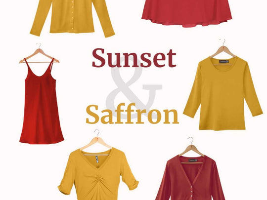 Two SilkLiving Favourites - Saffron and Sunset