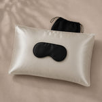 Premium Sleep With Silk Gift Set includes a 100% mulberry silk Signature Pillowslip and a pure silk Eye Mask beautifully presented in a 100% Georgette silk reusable gift bag.  Mix and match your choice of set from the range of colours available.