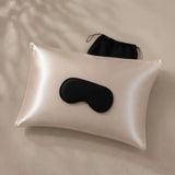 Premium Sleep With Silk Gift Set includes a 100% mulberry silk Signature Pillowslip and a pure silk Eye Mask beautifully presented in a 100% Georgette silk reusable gift bag.  Mix and match your choice of set from the range of colours available.