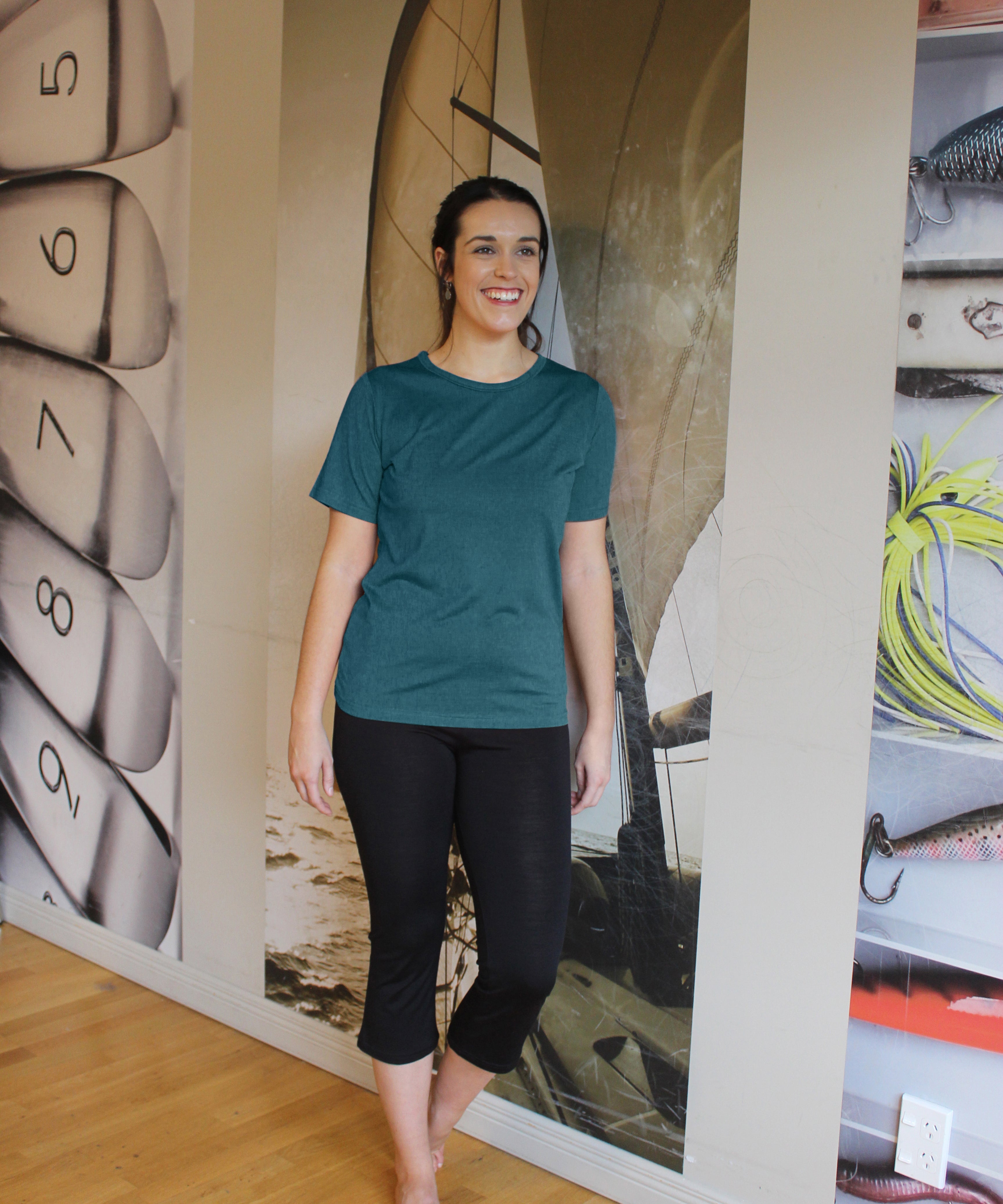 Silkspun Short Sleeved Crew for women - Clearance