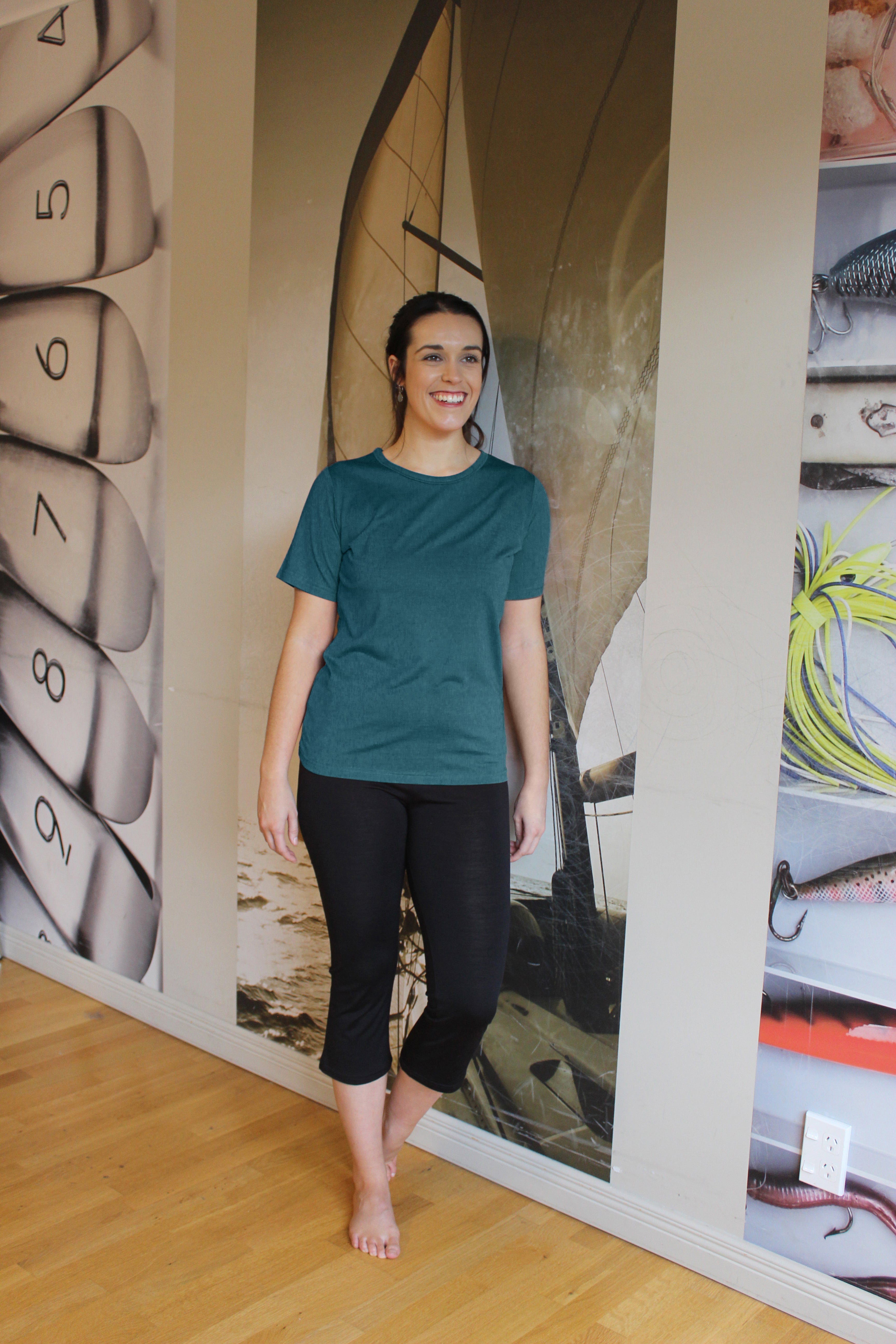 Silkspun Short Sleeved Crew for women - Clearance