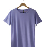 Women's Silkspun Short Sleeve Crew - Clearance; Forget-Me-Not Size S & XXL