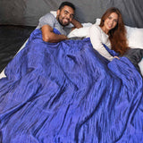 100% silk Double Silksak - a Parachute silk Sleeping Bag liner provide extra room one, or cosy camping for two people.  