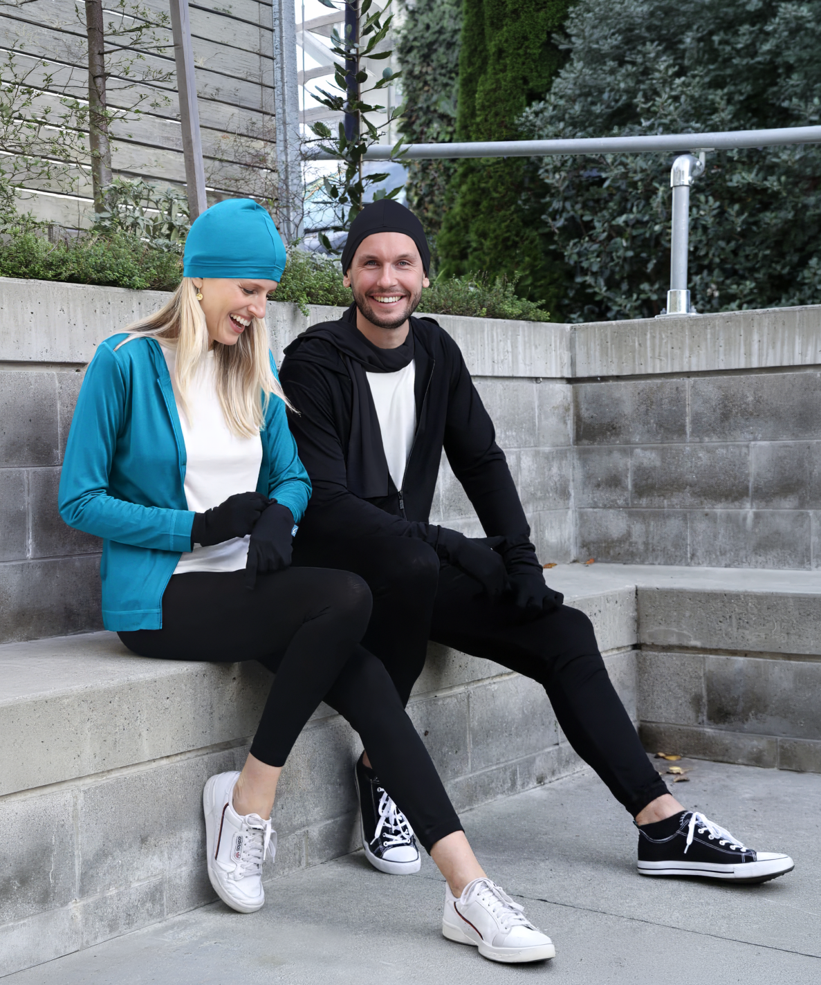 Silkspun Unisex Caterpillar Hat  (Beanie) and Puresilk Liner Gloves