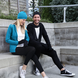 Silkspun Unisex Caterpillar Hat  (Beanie) and Puresilk Liner Gloves