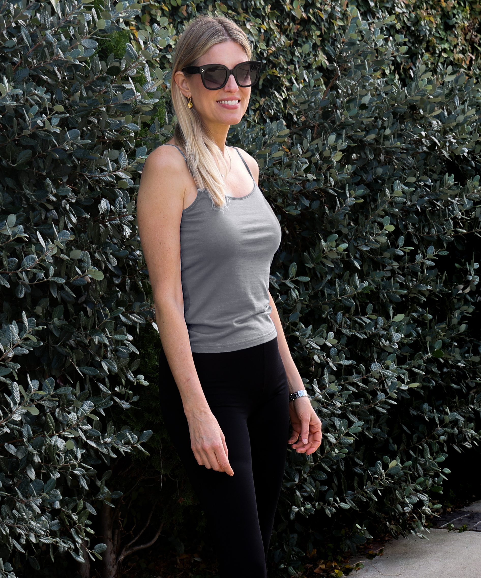 Silkspun Camisole in Perfect Grey