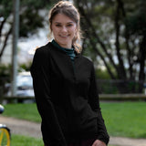 Women's Silkspun Hoodie in Black