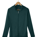 Silkspun Women's Hoodie - Clearance; Deep Sea size L