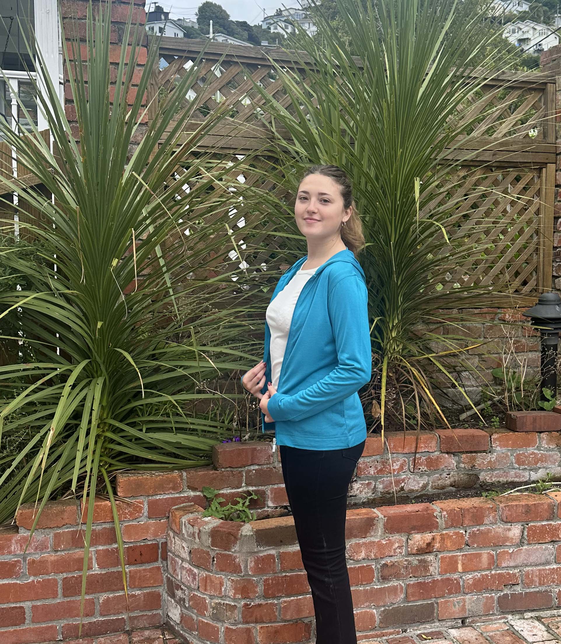 Women's Silkspun Hoodie in Electric Blue