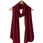 Silkspun Wrap Scarf in Bordeaux red