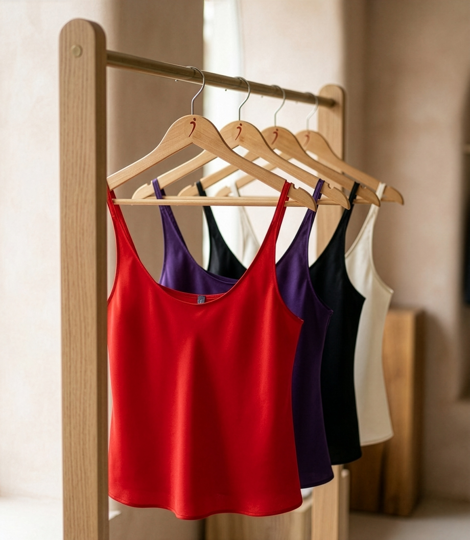 100% Pure Silk Crepe-de-Chine Camisoles on Clearance