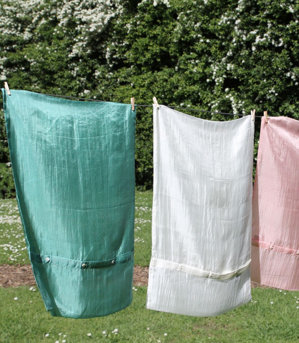 Pure Silk Parachute Pillowcase available in a range of colours