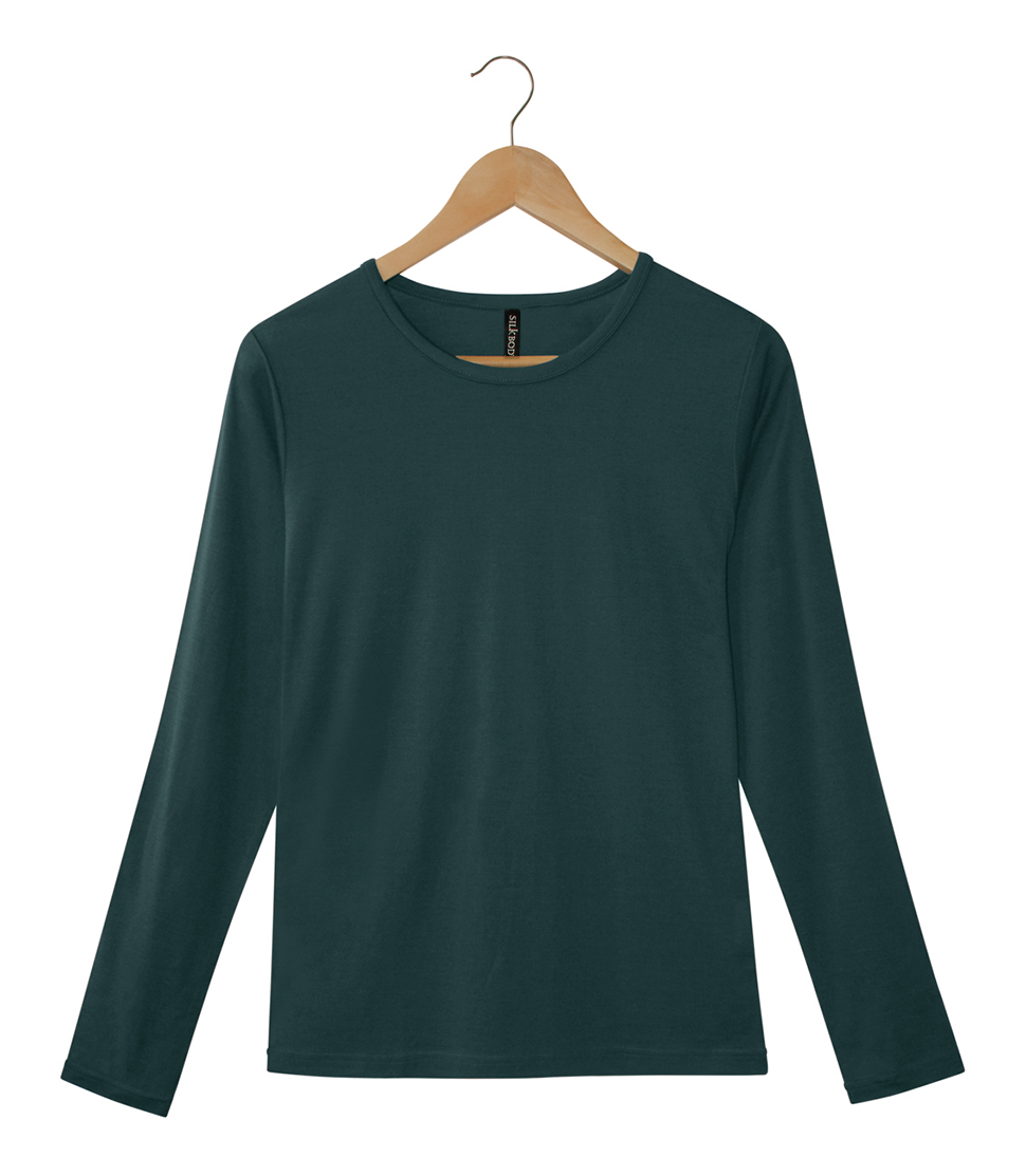 Men's Silkspun Long Sleeved Crew