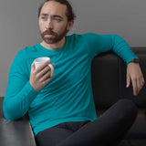 Men's Silkspun Long Sleeved Crew