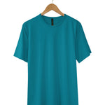 Men's Silkspun Short Sleeve Crew in Electric Blue