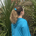 Silkspun Scrunchie in Electric Blue