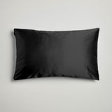 100% Pure Silk Essential Pillowslip with invisible zip closure in Black