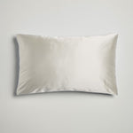 100% Pure Silk Essential Pillowslip with invisible zip closure in Natural White