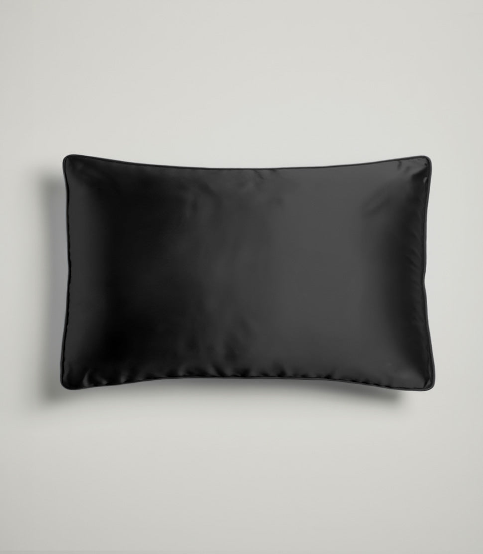 SilkLiving Signature Puresilk Pillowslip - 100% mulberry silk in Black