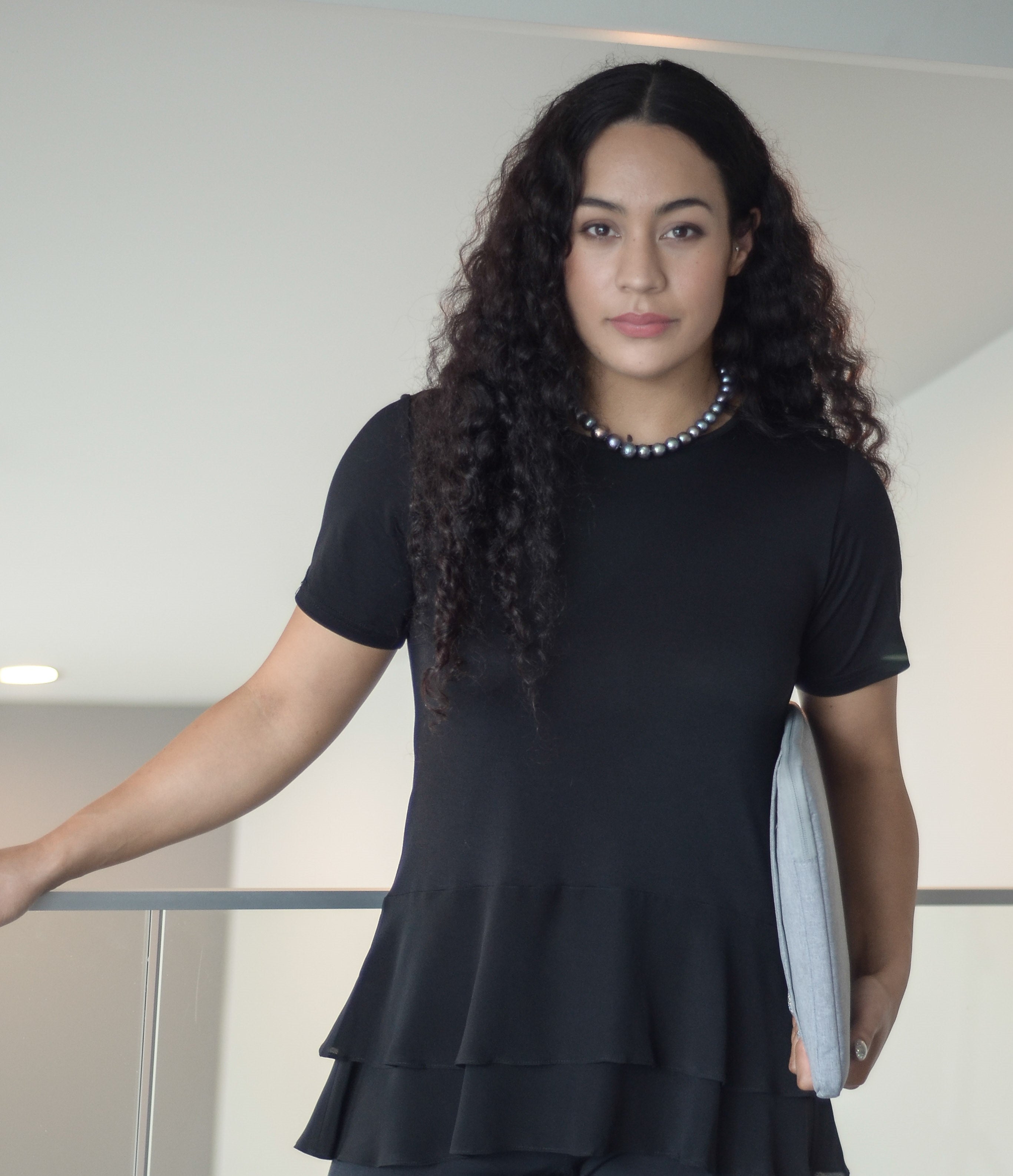 Layered Top in Black