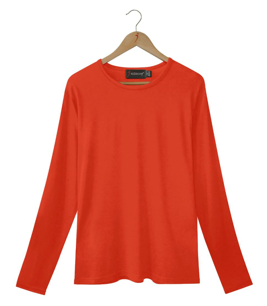 Men's Silkspun Long Sleeved Crew