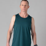 Men's Sleeveless Crew in Deep Sea