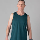 Men's Sleeveless Crew in Deep Sea