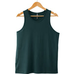 Men's Silkspun Sleeveless Crew in Deep Sea
