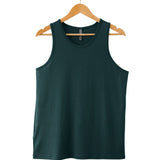 Men's Silkspun Sleeveless Crew in Deep Sea