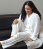 Pure Silk Crepe-de-Chine Pyjama Top - Clearance; Shop Second