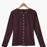 Women's Silkspun Buttoned Cardigan in Port Royale
