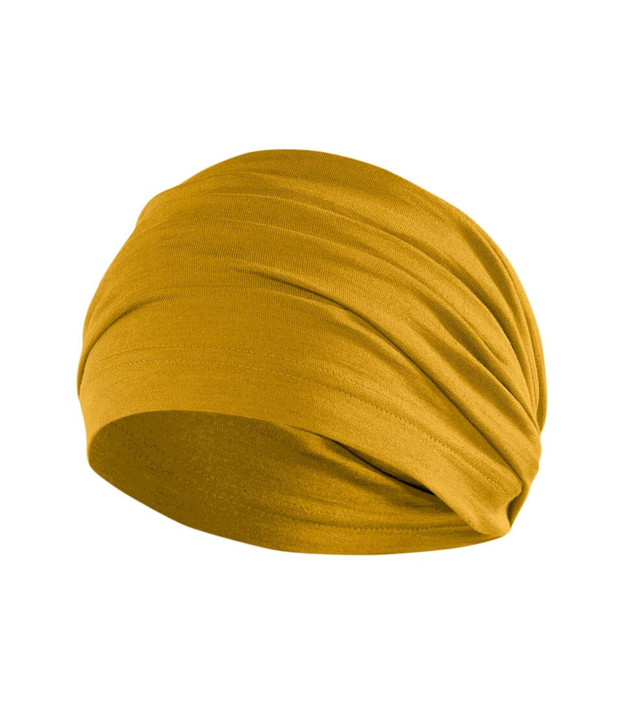  Silkspun Headwarmer in Saffron Yellow